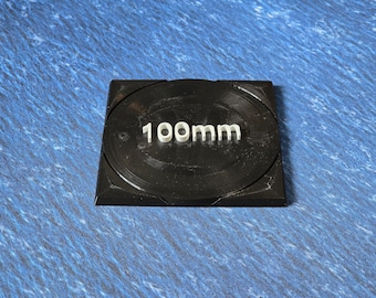 Adaptapods rounds: round 100mm to square 100mm adapter movement tray for miniature games / wargaming / rank & flank