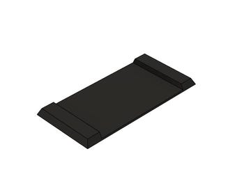 Adaptapods MagSteel rectangular: 50x75mm to 50x100mm adapter movement tray for miniature games / wargaming / rank & flank