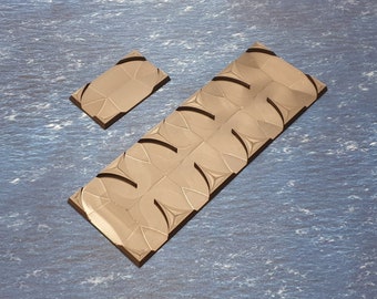 Adaptapodes ovales : base ovale de 75 x 42/44 mm pour adaptateur d'empreinte carrée, plateau de mouvement pour jeux miniatures / wargaming / rank & flank