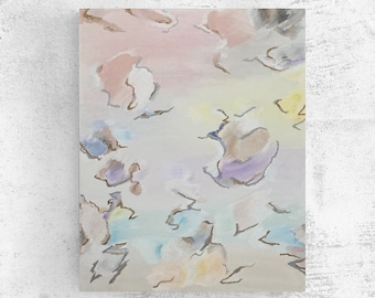 Pastell Abstrakt auf Leinwand