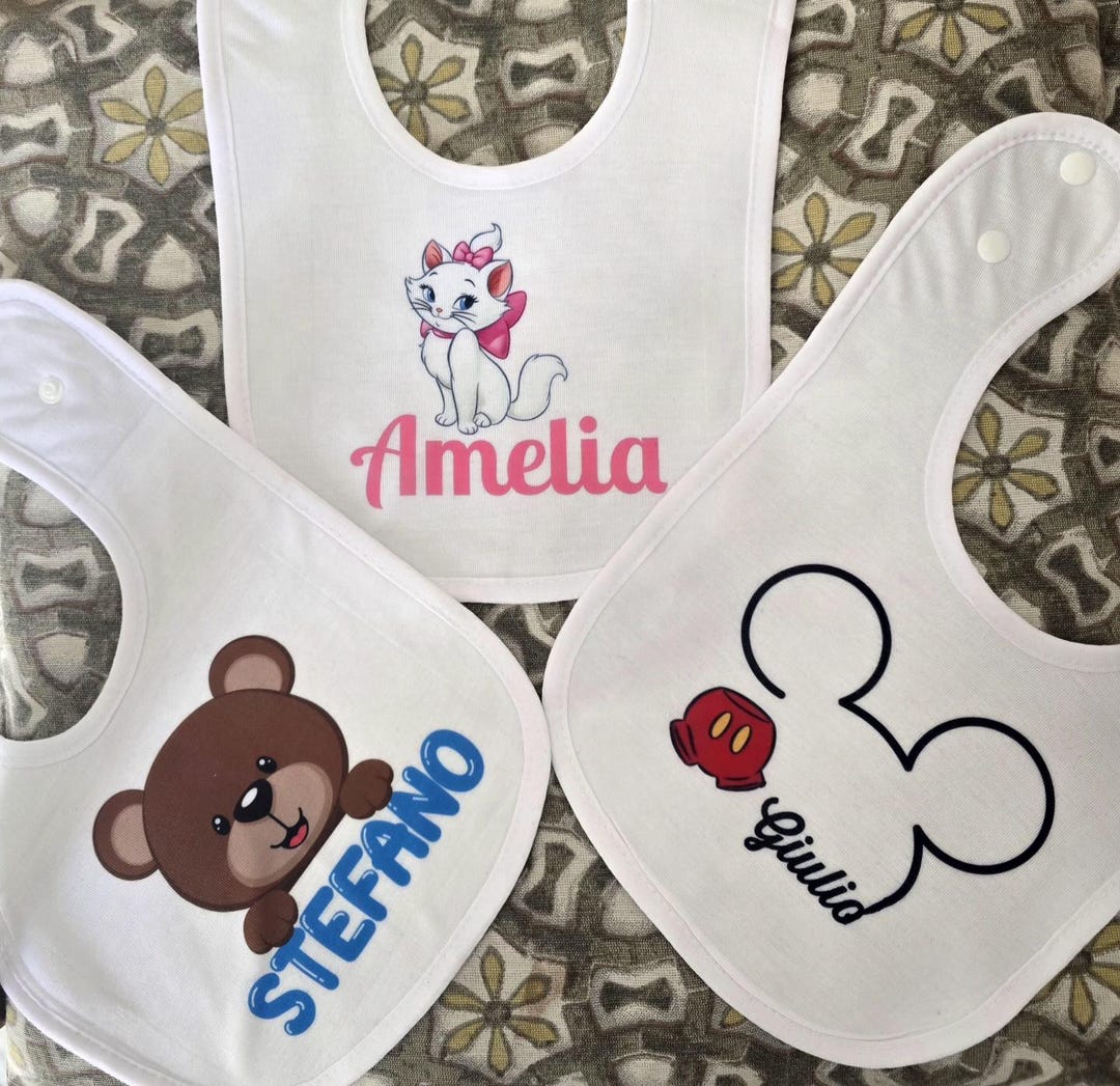 Personalized Bibs With Names and Designs for Baby Shower Gifts - Etsy