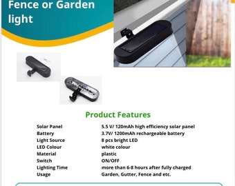 Solar Gutter Lights