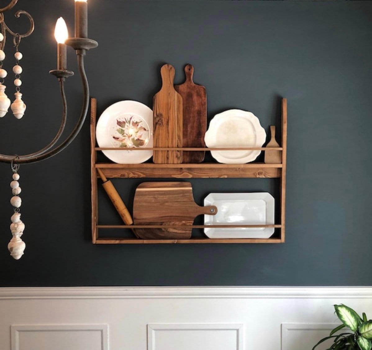 Wooden Wall Hanging Plate Rack Etsy Australia