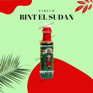 Bint El Sudan Red Perfume - Bintou Perfume - 45g (Content 12ml)