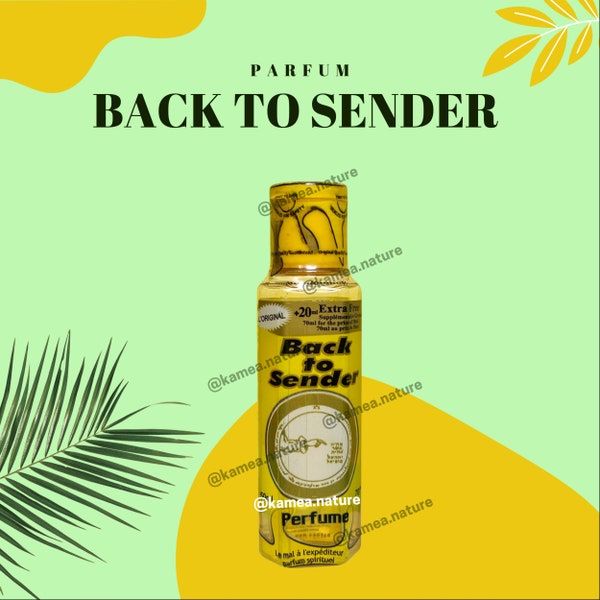 Spiritual perfume Back to sender - Return to the sender - 50ml