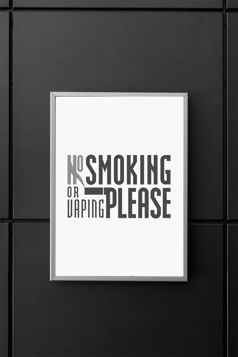No Smoking or Vaping Sign Printable - Il 794xN.3801620514 Gorl 
