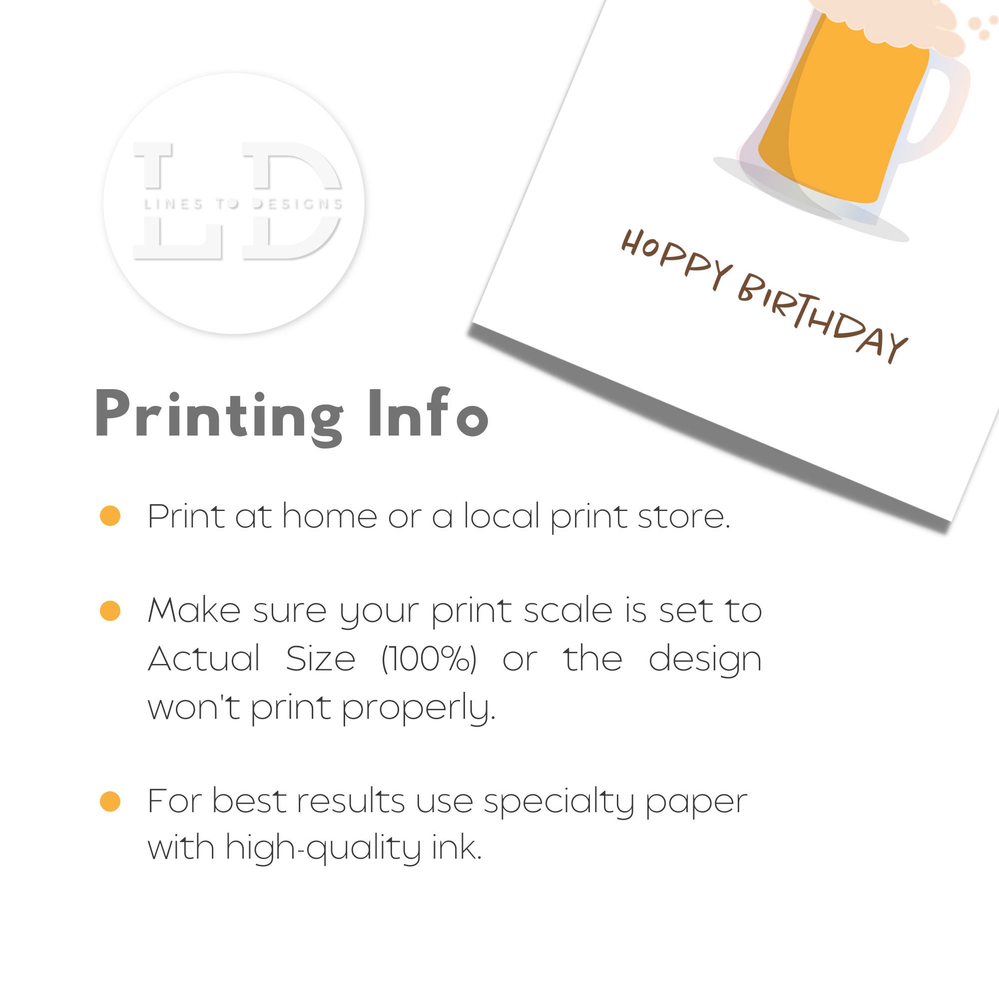 Printable Funny Birthday Card for Husband, Boyfriend, Dad or Him, Beer ...