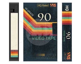 s Clipart VHS Tape Cover Svg Retro Design Nostalgia   Etsy