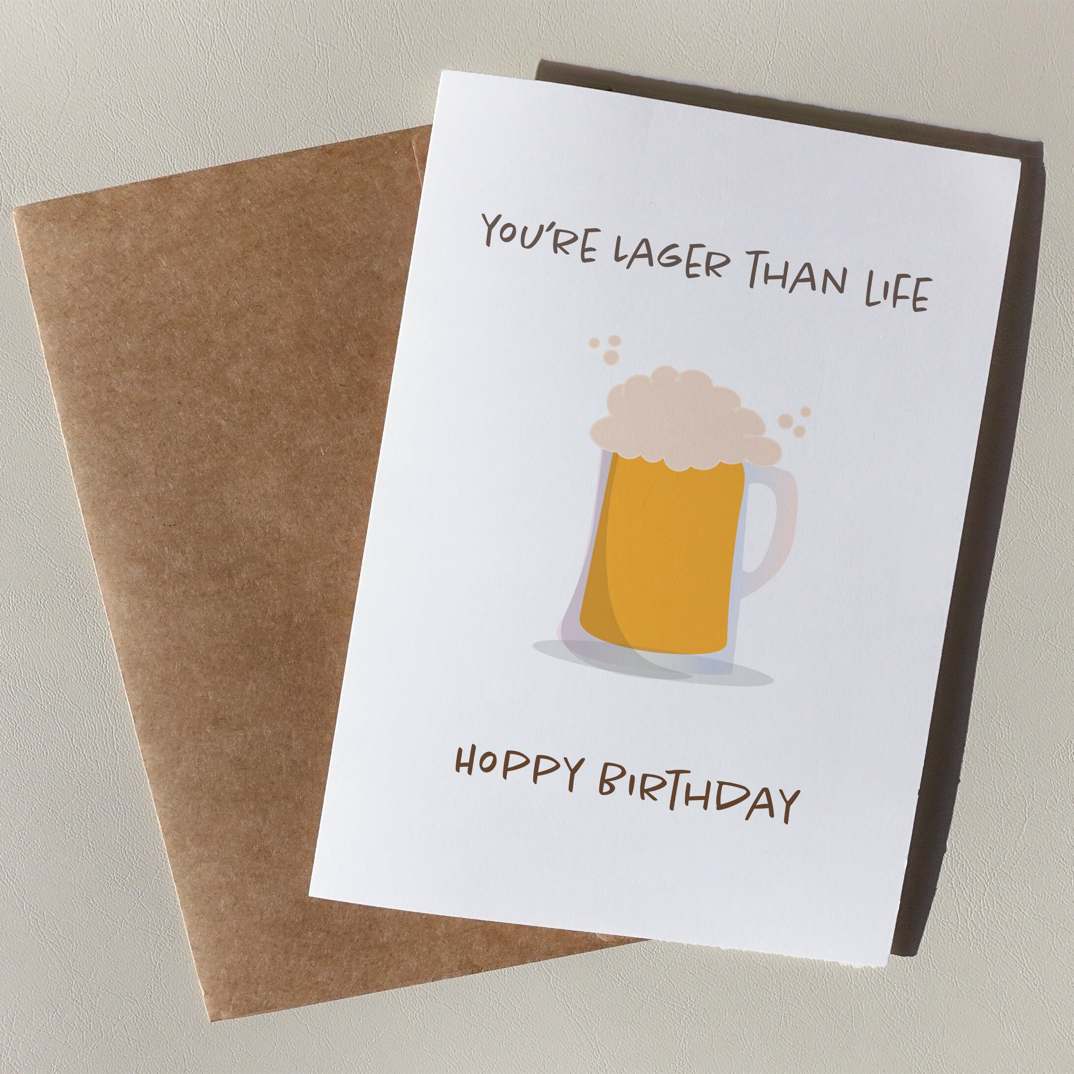 Printable Funny Birthday Card for Husband, Boyfriend, Dad or Him, Beer ...