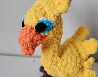 Yellow Bird Crochet Pattern: Fantasy Kweh Plush (PDF Pattern)