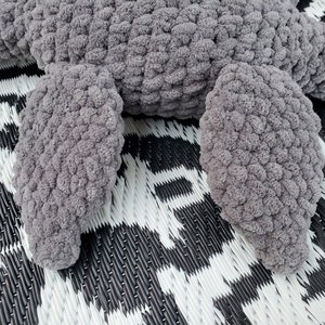 Plesiosaur crochet PATTERN ONLY, beginner, dinosaur image 2