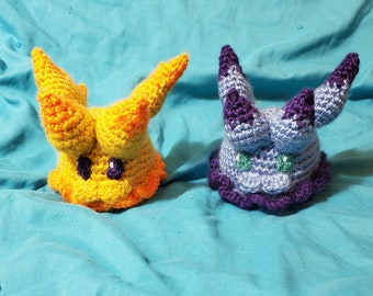 Crochet Sluggle Elestral, stellar option, sea slug, creature, games, amigurumi, gamer