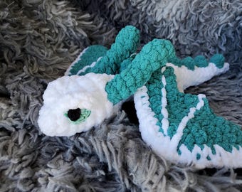 Improved* Intermediate crochet dragon pattern, PDF only