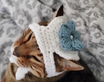 Cat and dog hats, various colors and designs, flower, unicorn, custom, Santa hat, pumpkin for animal lovers, cat lover, dog lover