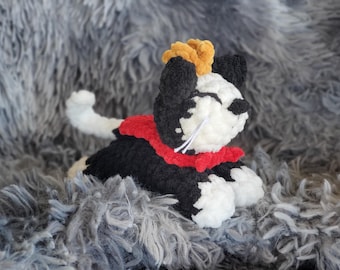 Customizable Crocheted Cat Plush