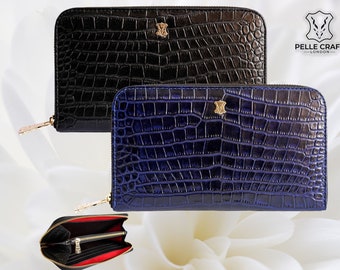 Luxury Leather Women's wallet, Ladies Clutch, Womens Purse, Ladies Leather Purse, Ladies Wallet, Mothers day gift,Anniversary Gift, Gift Box