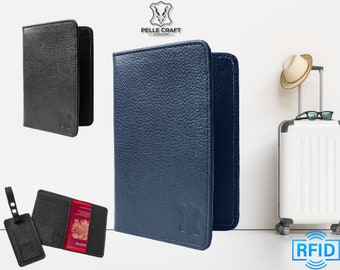 Christmas Gift, RFID Leather passport holder, Personalized Passport cover, Personalised Passport case, Passport wallet Passport card holder