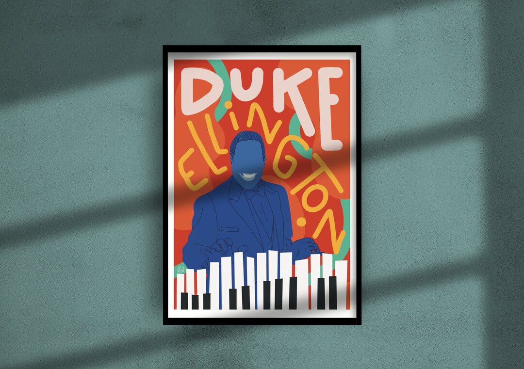 Printable Duke Ellington Poster Wall Art | INSTANT DIGITAL DOWNLOAD | Print at Home | Gifts for ...