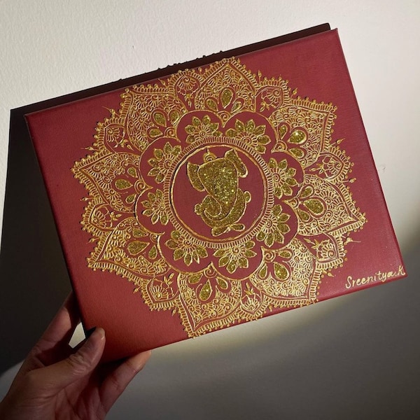 Henna on Canvas Etsy