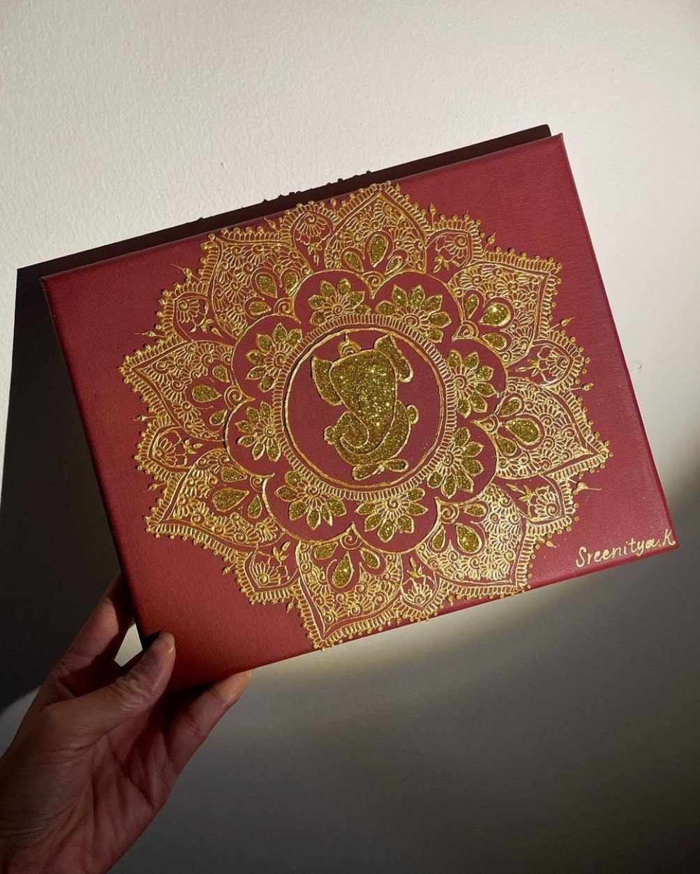 Personalized Henna Canvas - Etsy India