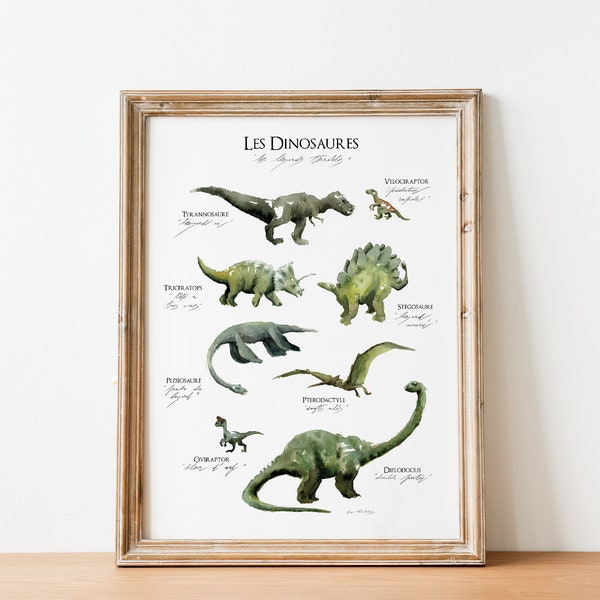 Affiche - Les Dinosaures