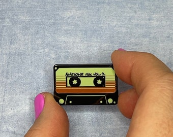 Cassette Tape Enamel Pin - 80s 90s Nostalgia Gift