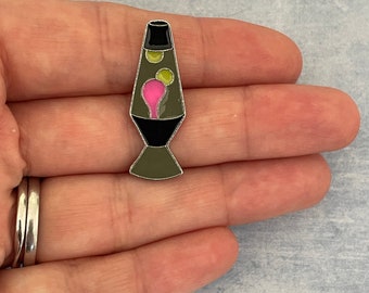 80s 90s Lava Lamp Enamel Pin: Retro Nostalgia Gift