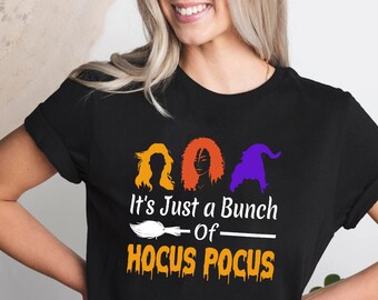 It's Just a Bunch of Hocus Pocus Shirt, Hocus Pocus Shirt, Halloween Shirt, Bella Canvas