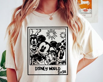 Disney World Shirt For Groups 2024, disneyworld shirts, disney portrait, Mickey Silhouette, disney family shirts, disney squad shirt,