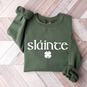 Slainte shirt, st paddys day shirt, slainte sweatshirt,  saint patricks day, shamrock shirt, st patricks day, Shenanigans Shirt, shamrock,