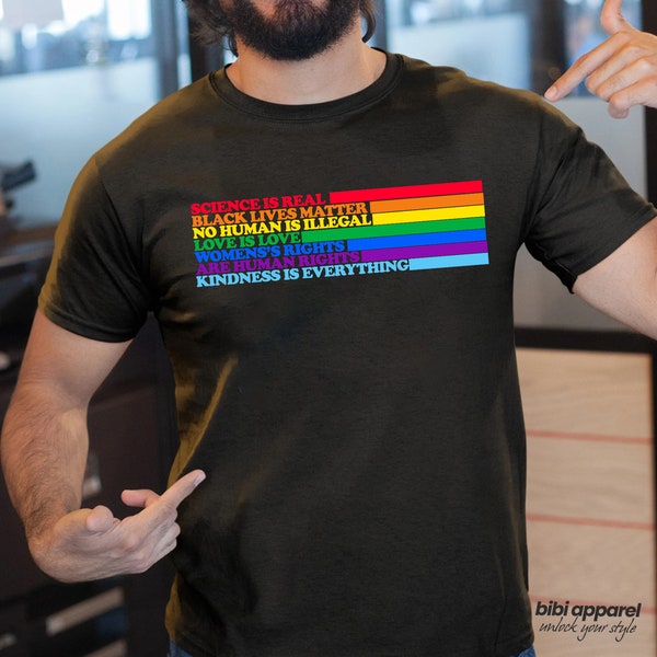 LGBTQ Shirt, LGBT Ally T-Shirt, Love Wins Shirt, Black Lives Matter, Proud LGBTQ Shirt, Rainbow, Pride Tee, Gay Rights Shirt, Equality Shirt