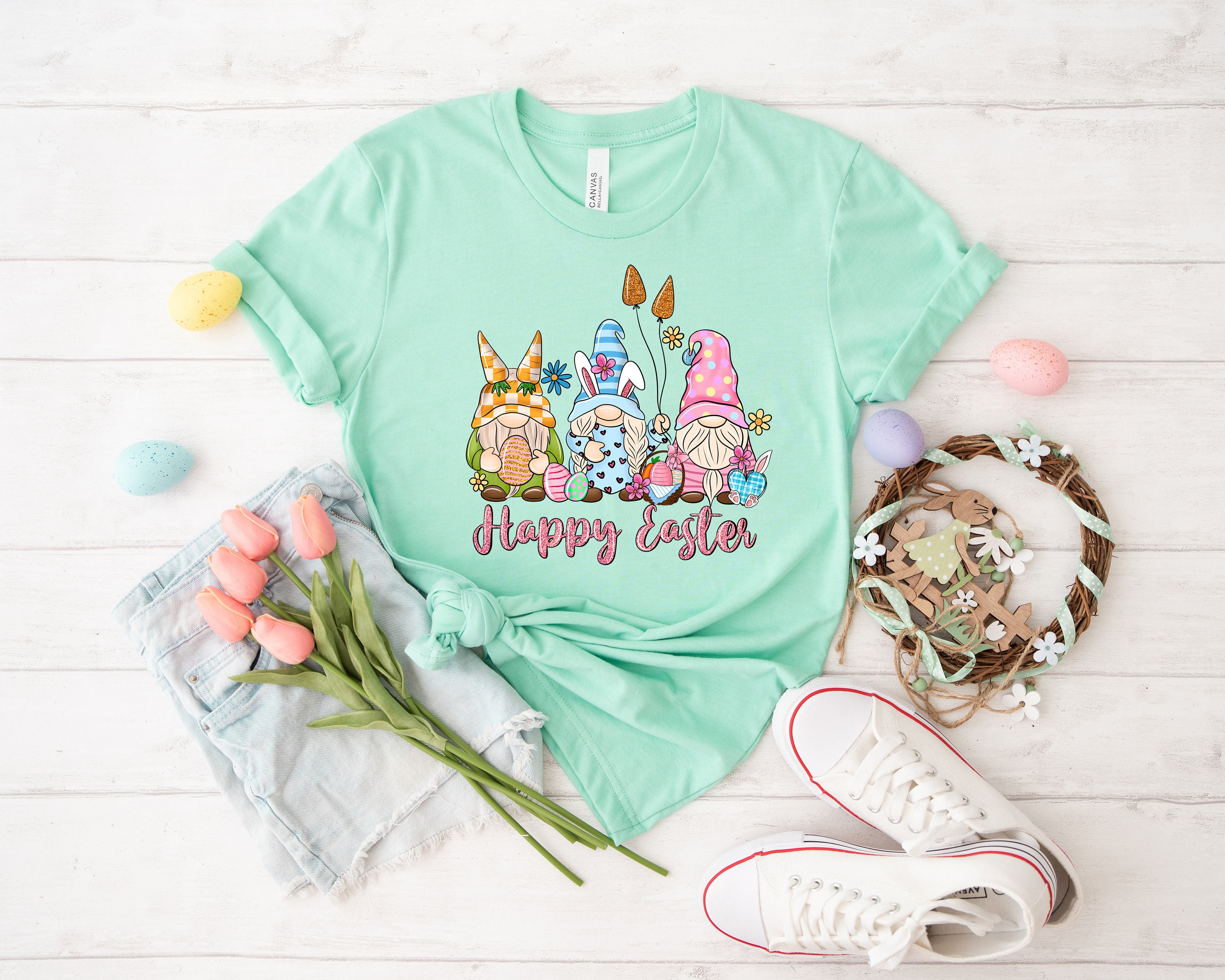 Discover Happy easter gnome shirt, easter gnome shirt, gnome T-Shirt