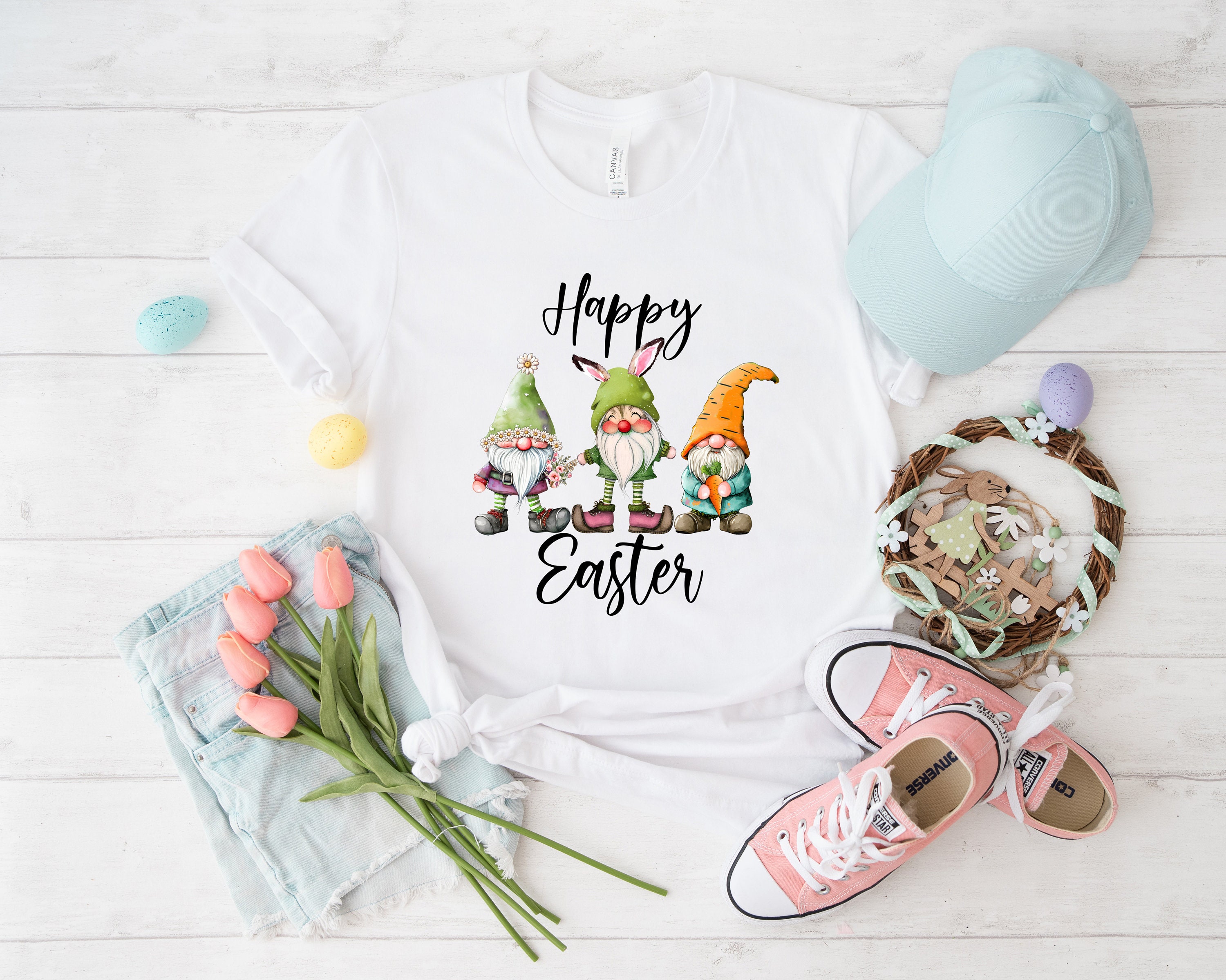 Discover Happy easter gnome shirt, easter gnome shirt, gnome T-Shirt