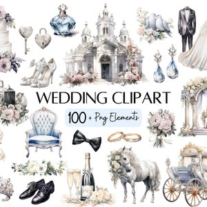 Hochzeit Clipart Hochzeit Digitale Png Elemente Prinzessin Hochzeit Clipart Braut Clipart Liebe Clipart Aquarell Hochzeit Clipart Sublimation