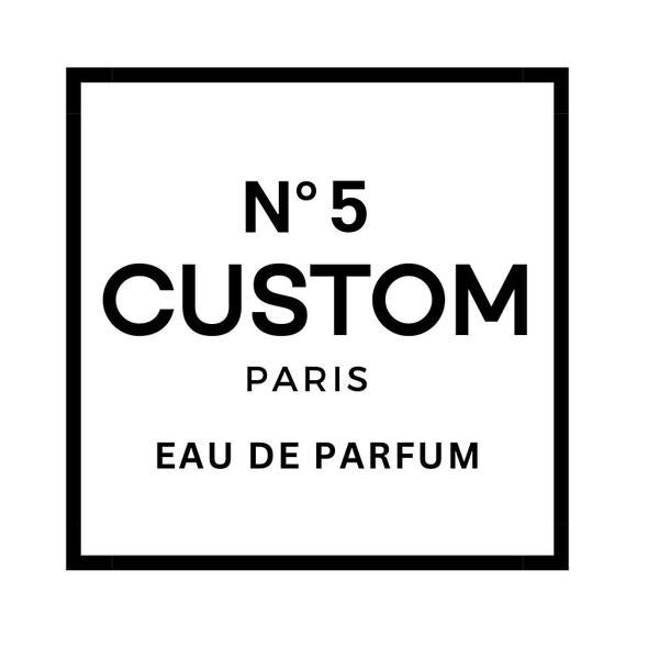 Custom PNG & PDF Designer Label Digital Download