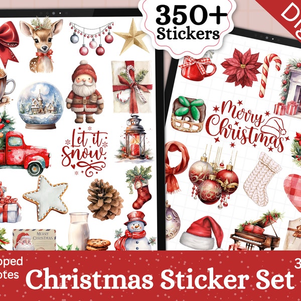 Christmas Digital Goodnotes Stickers,Goodnotes Winter Digital Planner Stickers,Goodnotes Stickers,Cozy Christmas Goodnotes Sticker,Noteshelf