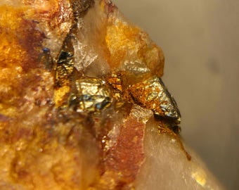 Gold calverite nugget 24k! gold/platinum/telluride high quality!