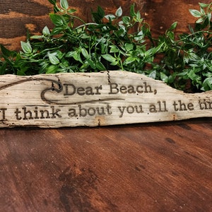 Lieber Strand, ich denke die ganze Zeit an dich.