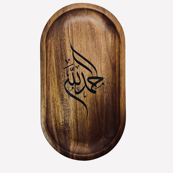 Personalized Acacia Wood Tray