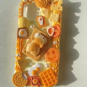 Decoden Phone Case, Cute Hamster iPhone Case, Figures Phone Case, Decoden Case for Samsung Android
