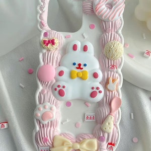 Strawberry Cake Decoden Phone Case for All Brand, Kawaii