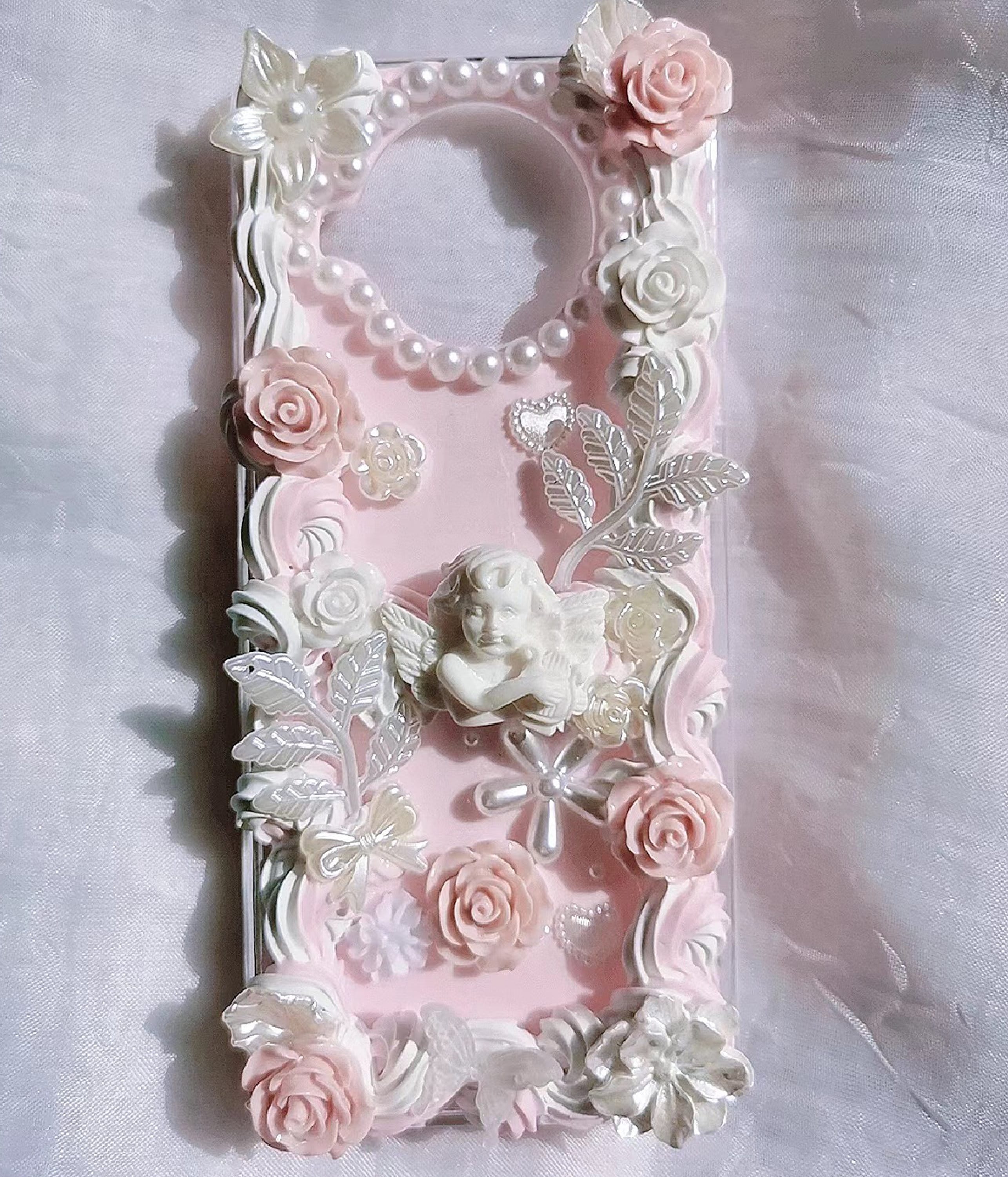 DIY Decoden Phone Case Kit With Beaded Chain, DIY Cream Glue Kit for  Beginners , Kawaii Phone Case, Iphone, Charms, Unique Gift 