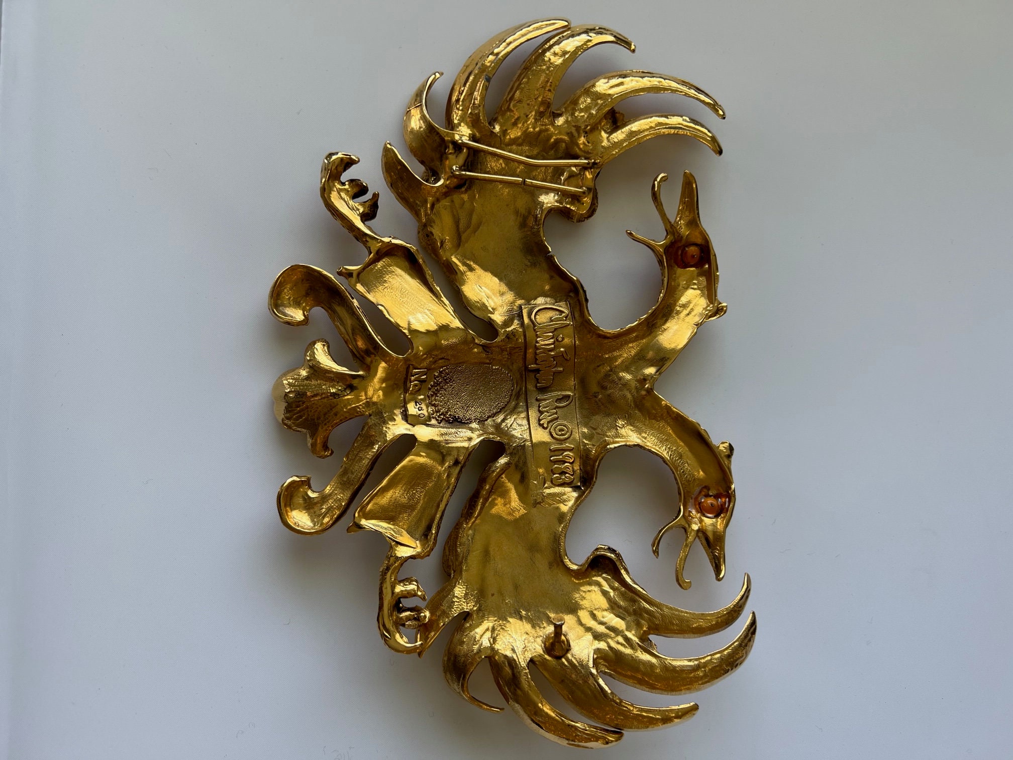 Christopher Ross Double Eagle Belt Buckle No. 71 Double Headed Eagle Phoenix Christopher Ross Original Belt  main image 2