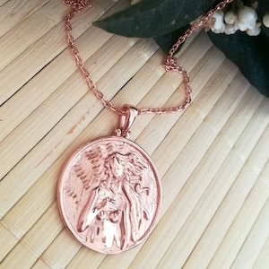 Goddess Aphrodite Necklace,Aphrodite Love Goddess,Sterling Silver,Mythologic Pendant,Greek Mythology Jewelry,Summer Jewelry,Gift To Her,Gift