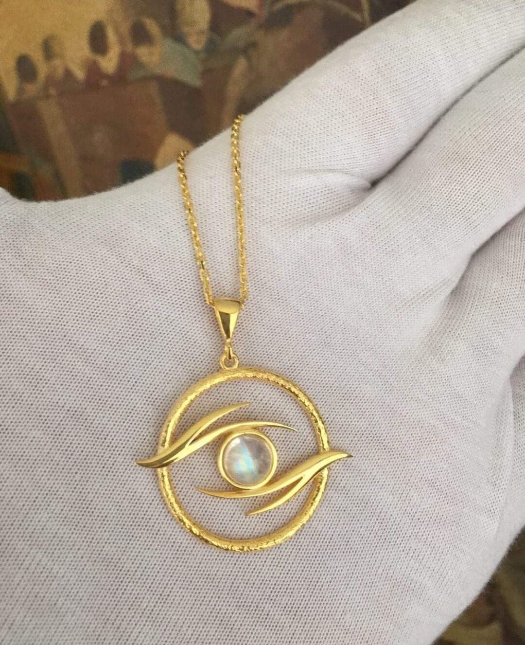 Collana Occhio di Falco Blu - Collane - Sesto Chakra - Prodotti per i
