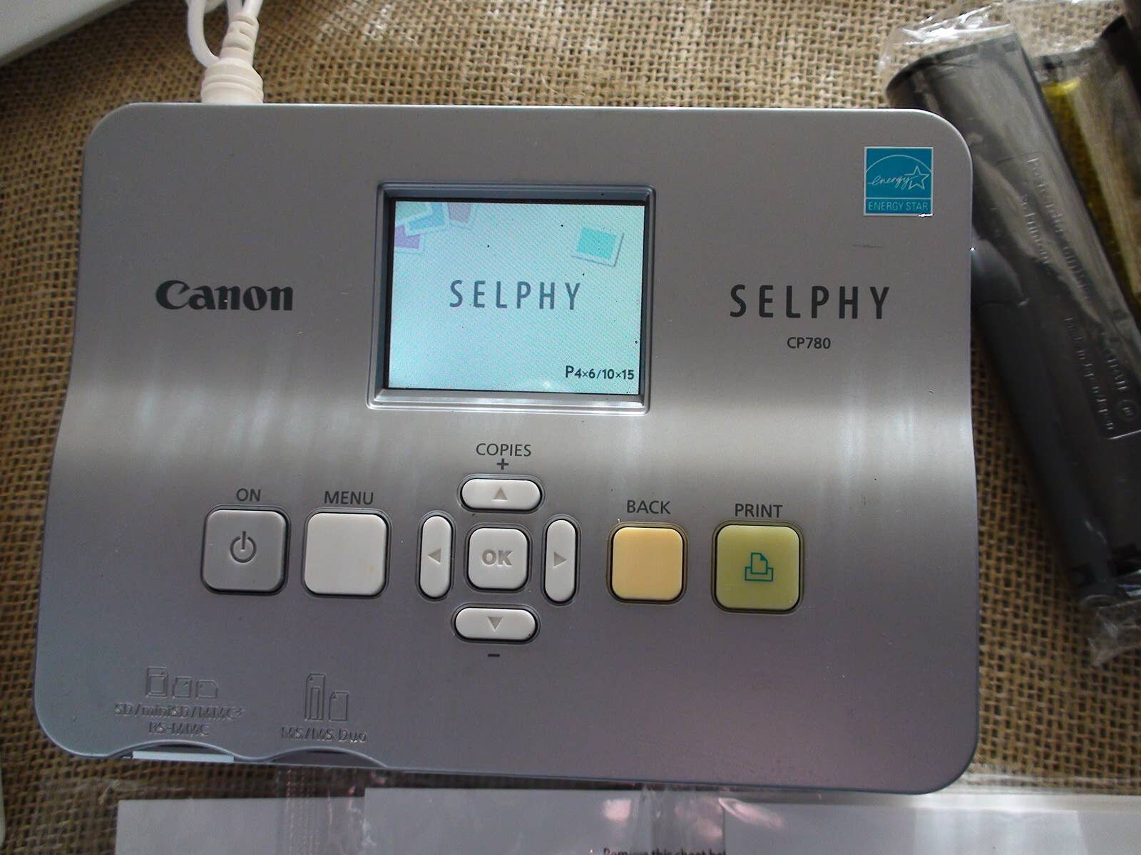 Canon Selphy CP780 Compact Photo Printer Etsy