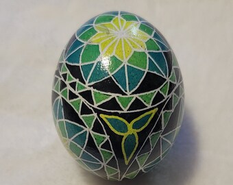 Handcrafted pysanky made in the traditional way using methods passed though generations of proud Ukrainians