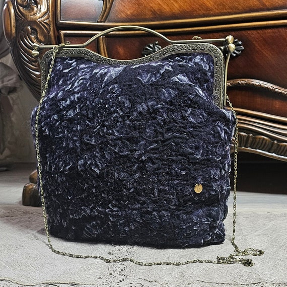 Exklusive strukturierte Filztasche 