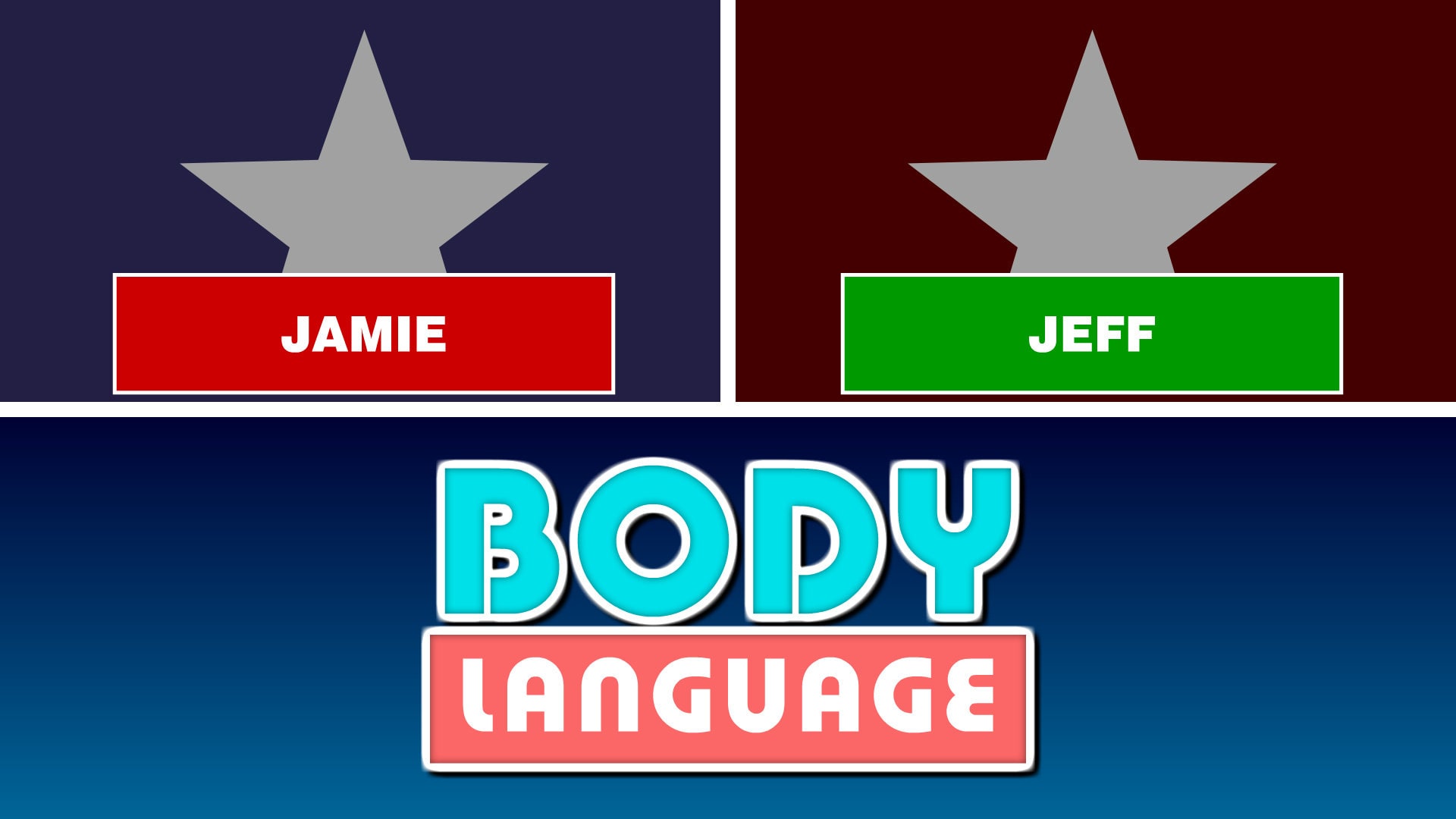 Body Language Game Show Software Etsy