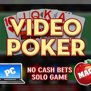 キャッシュベット不要のビデオポーカー - ソロゲームソフトウェア